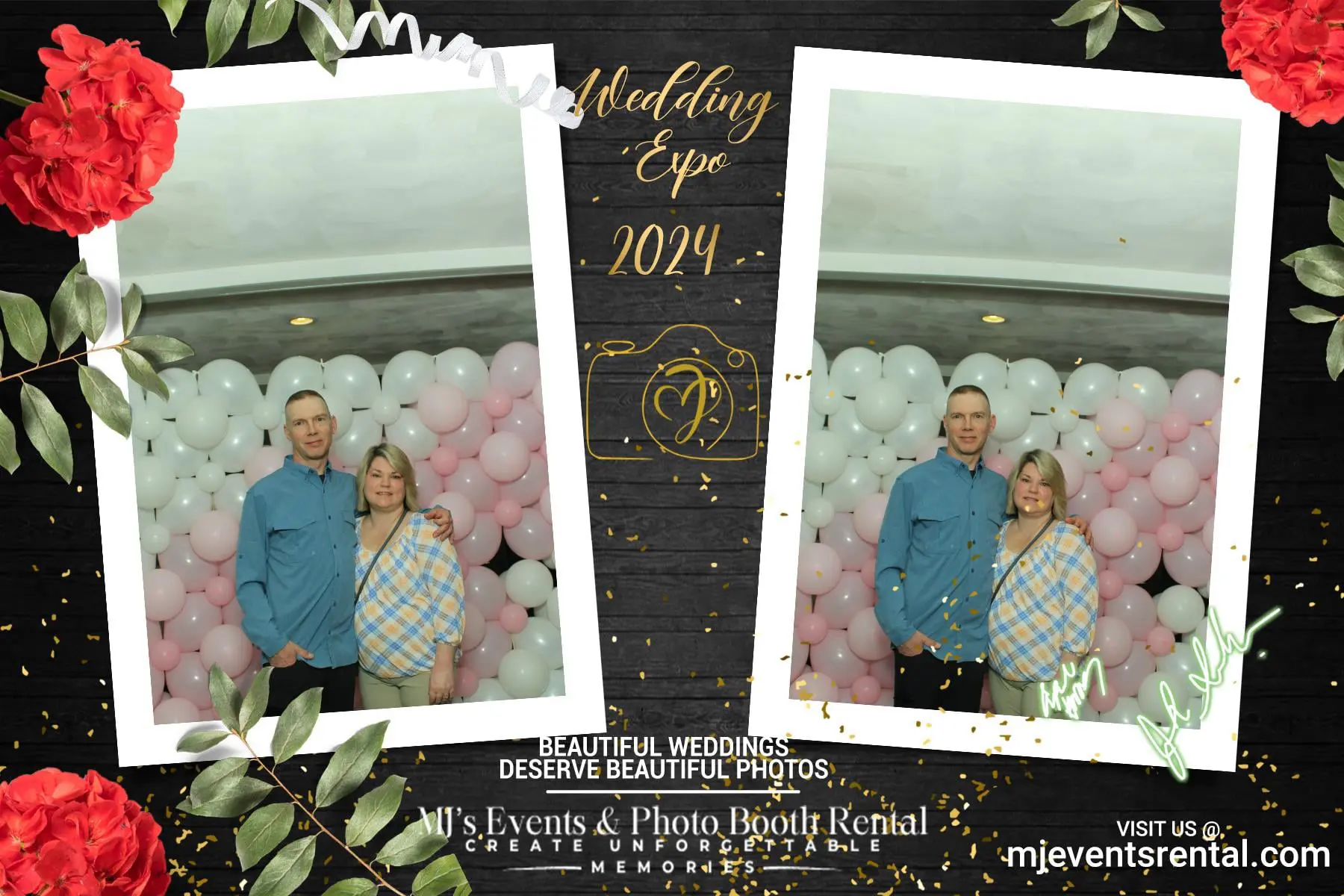 Photo booth props Southern Tier in use