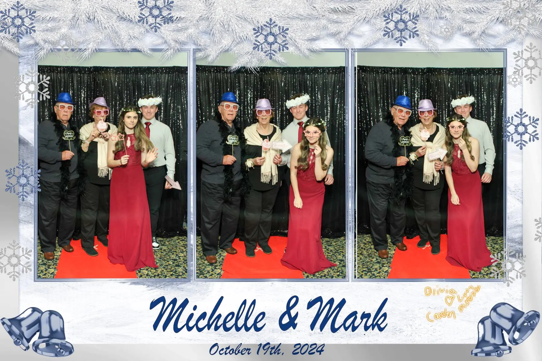 Unleash creativity with MJ's Mirror Me Photo Booth, offering personalized custom overlays and unique photo templates, expertly crafted for your event to create memorable moments and one-of-a-kind photo experiences. - Photo 12