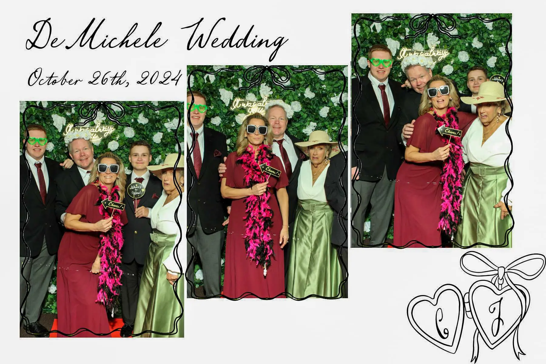 Unleash creativity with MJ's Mirror Me Photo Booth, offering personalized custom overlays and unique photo templates, expertly crafted for your event to create memorable moments and one-of-a-kind photo experiences. - Photo 3